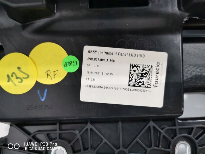 фото №6, Audi q4 e tron панель роздавальна консоль подушка безпеки подушка комплект