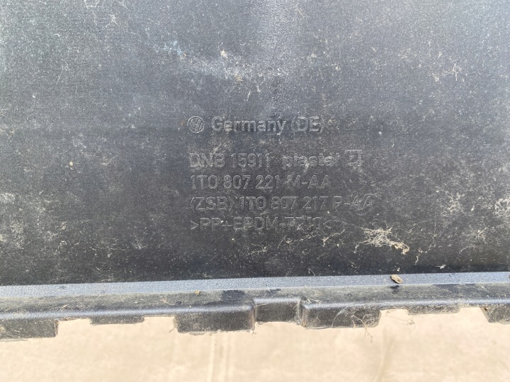 фото №9, Vw touran рестайлінг 1t бампер перед 1t0807221m оригінал