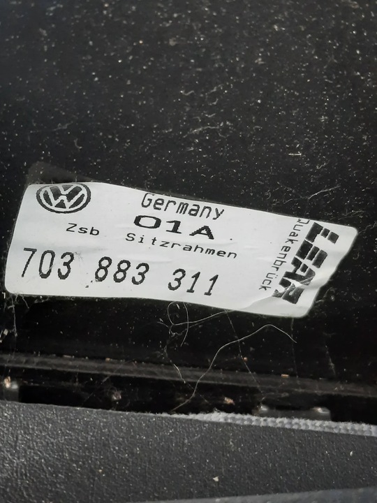 фото №6, Vw volkswagen transporter t4 рестайлинг 96-02 сиденье задний зад