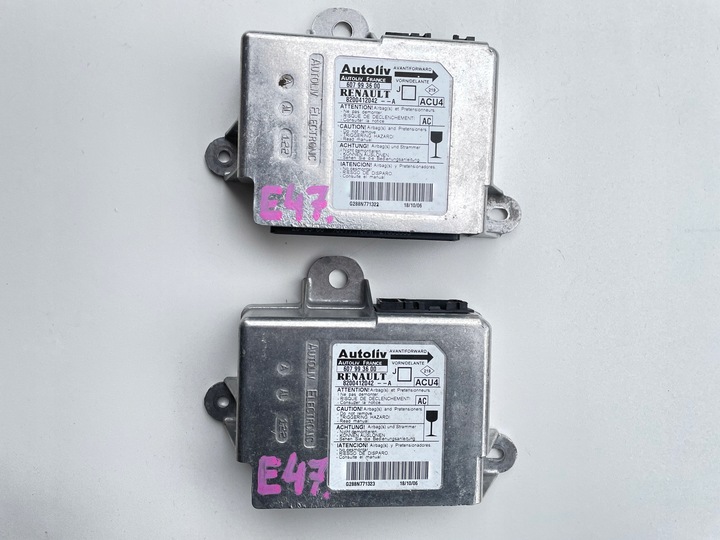 фото №1, Модуль датчик подушка безпеки подушок megane ii scenic ii