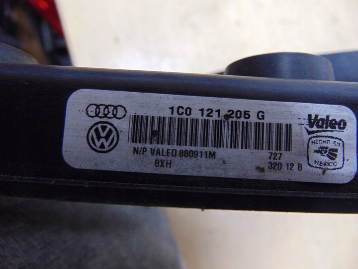 фото №15, Вентилятор радиатор vw new beetle 1c0121205g