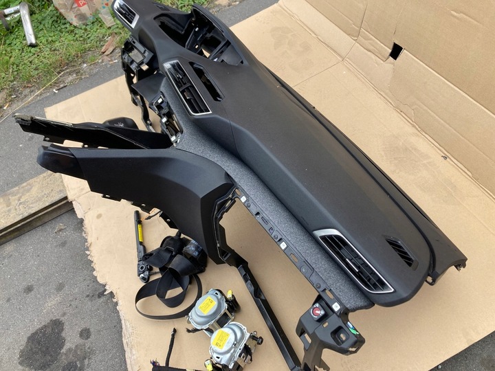 фото №5, Консоль панель подушки ремни натяжители ремней peugeot 3008 5008 ii 2017r комплект