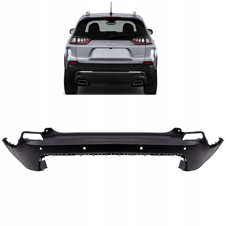 фото №1, Бампер зад pod 4 pdc jeep cherokee kl 2019 2020 2021 2022 2023 2024 2025