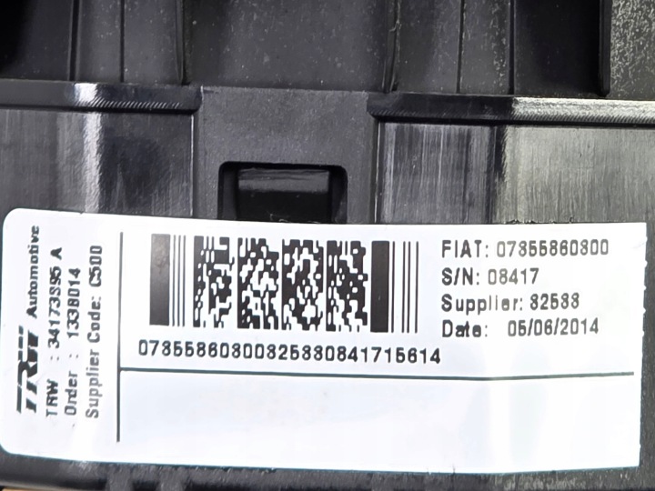 фото №6, Ducato boxer jumper 14- рестайлинг подушка подушка руль 07355860800 1d