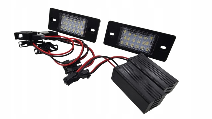 фото №13, Led освещение подсветка номерного знака vw tiguan touareg jetta passat b5