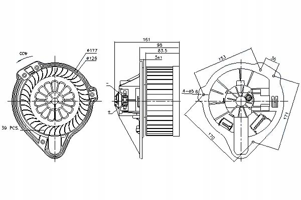 фото №12, Воздуходувка nissens 87170 3506530