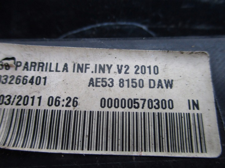 фото №6, Решётка бампера средняя ford fusion рестайлинг usa 10-1