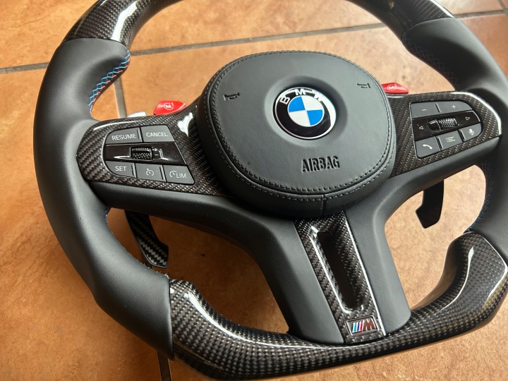 фото №9, Bmw g20 g21 g22 g42 g29 g30 g01 g05 руль карбон дисплей подушка