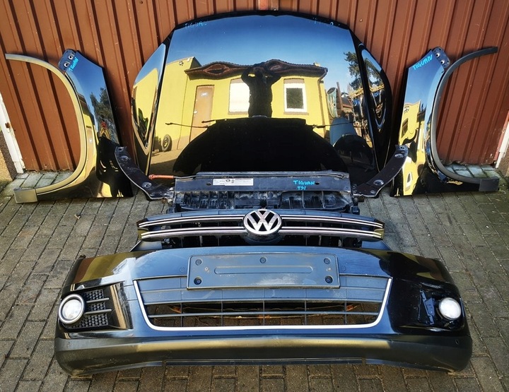 фото №7, Vw tiguan i 5n 5n0 рестайлинг 11-15 капот комплектная демонтаж