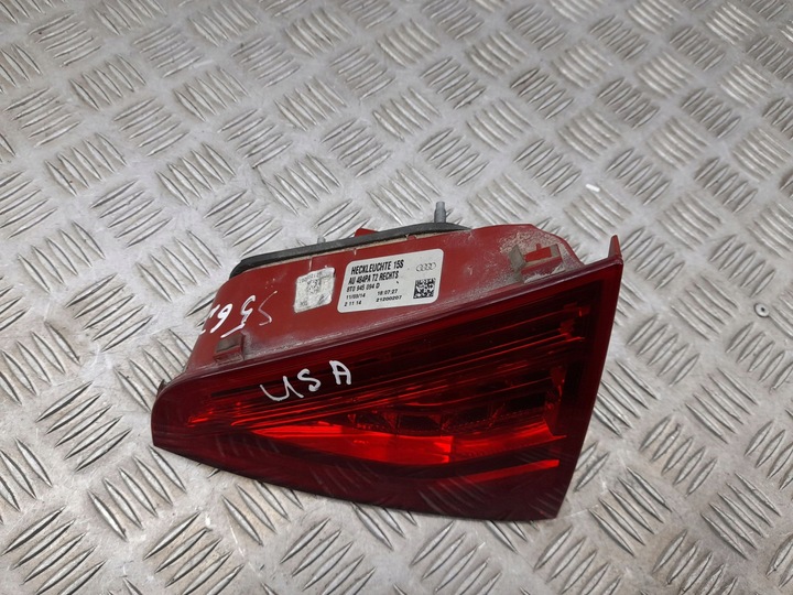 фото №6, Audi s5 рестайлинг 8t0945094d зад сторона правая лампы задней крышки багажника