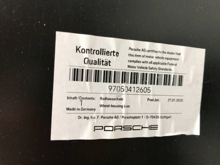 фото №8, Підкрилок праве перед передні 970504126 porsche panamera 970 09-13
