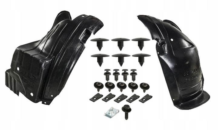 фото №1, Подкрылок renault trafic 2001-06 перед правые клипсы