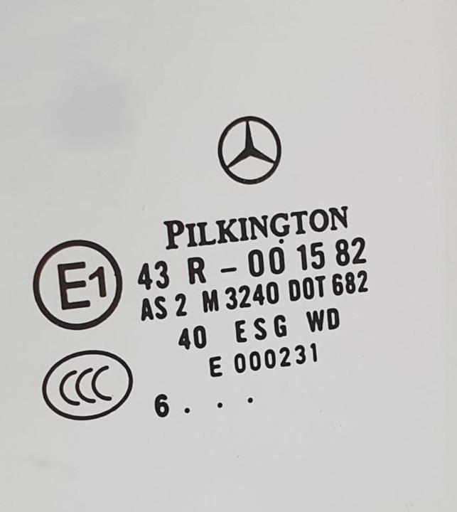 фото №2, Скло двері ліва mercedes w169 3d
