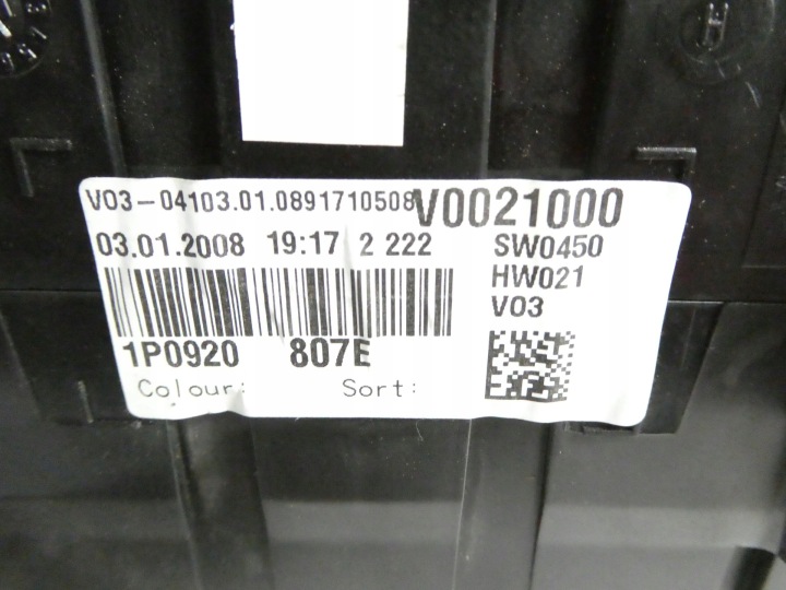 фото №8, Спідометр  прилади seat leon ii 1.9tdi 1p0920807e