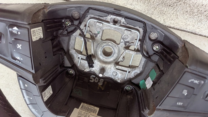 фото №9, Руль кожа мультифункция peugeot 508 i