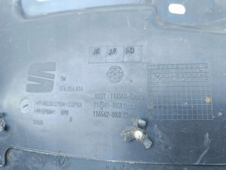 фото №8, Seat leon iv 5fa 20- подкрылок правое перед правое передние 5fa854816