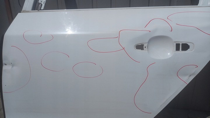 фото №3, Двері ліві зад volvo v60 11r пошкоджені