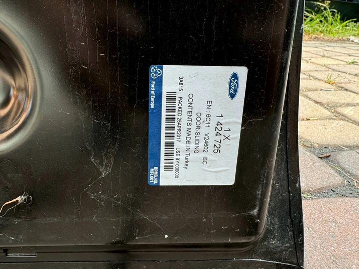 фото №8, Ford transit mk6 mk7 vii 00-13 дверь сдвижные правые зад задние 155cm h2