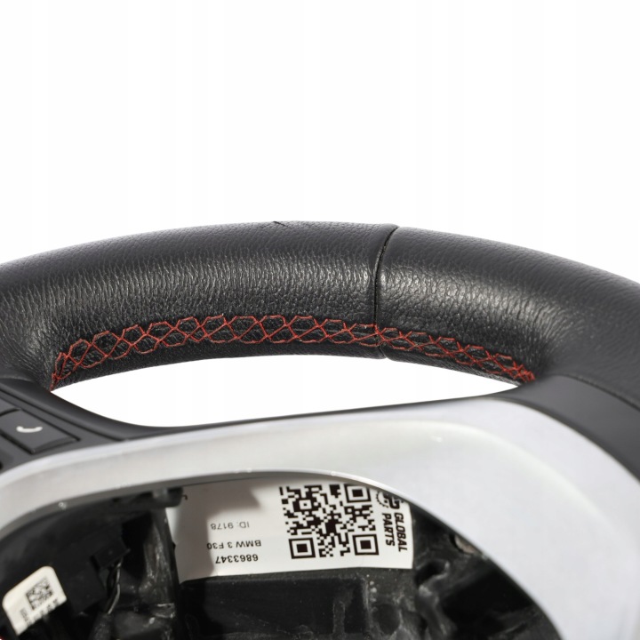 фото №12, Bmw f20 f21 f22 f30 f31 f32 руль чёрная кожа sport лепестки
