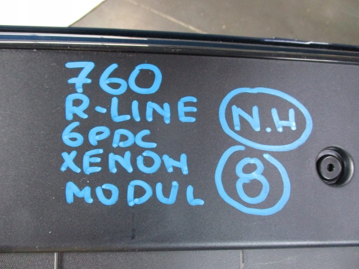 фото №13, Бампер touareg 760 r-line 6x pdc ксенон модуль