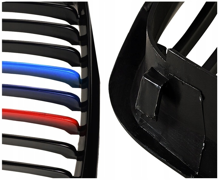 фото №10, Решётка радиатора решётки радиатора bmw e46 sedan 98-01 блеск м-пакет решётка радиатор p+l gloss