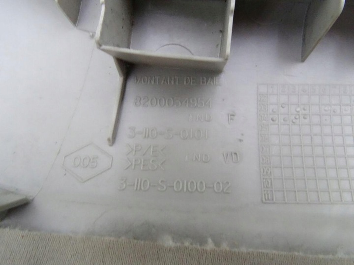 фото №5, Renault megane ii 02-08 защита стойка a правый перед 8200034954