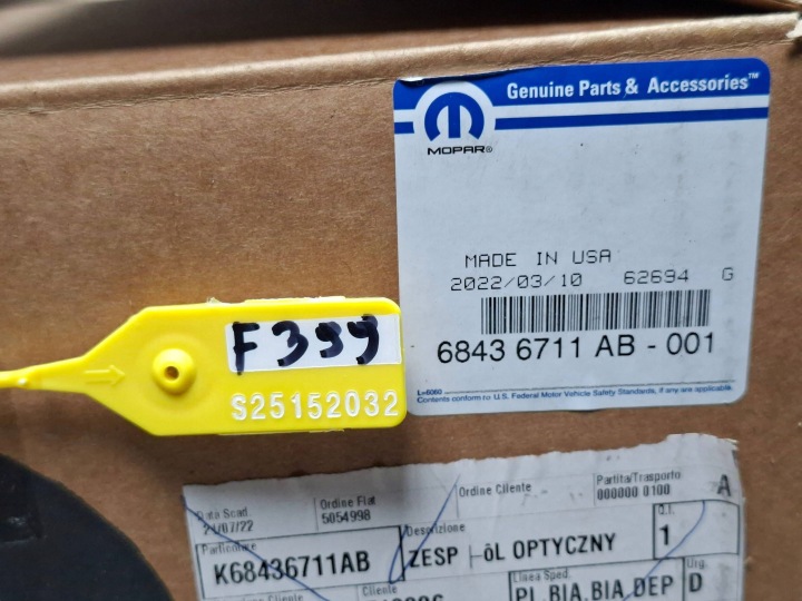 фото №6, Фара зад ліва blindspot радар датчик jeep wrangler gladiator jl 17- eu