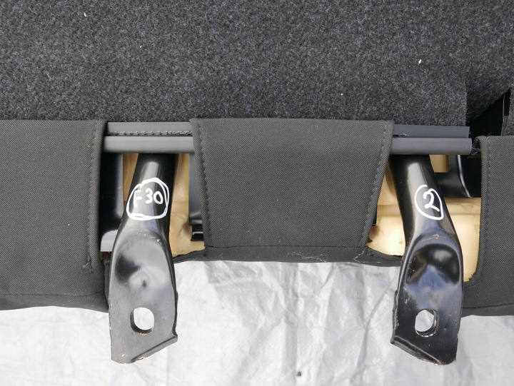 фото №7, Bmw f30 спинка сидіння задньої червона nic