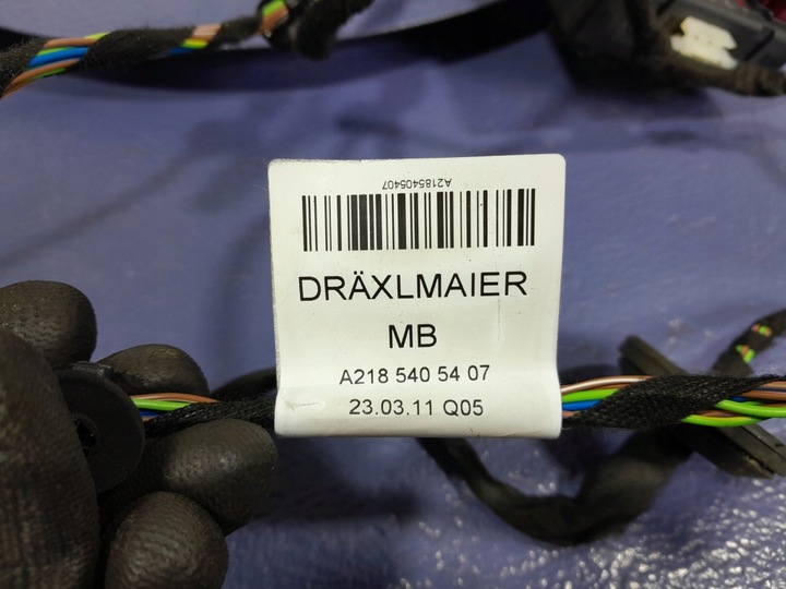 фото №5, Mercedes cls w218 рестайлінг джгут двері перед передня права a2185405407