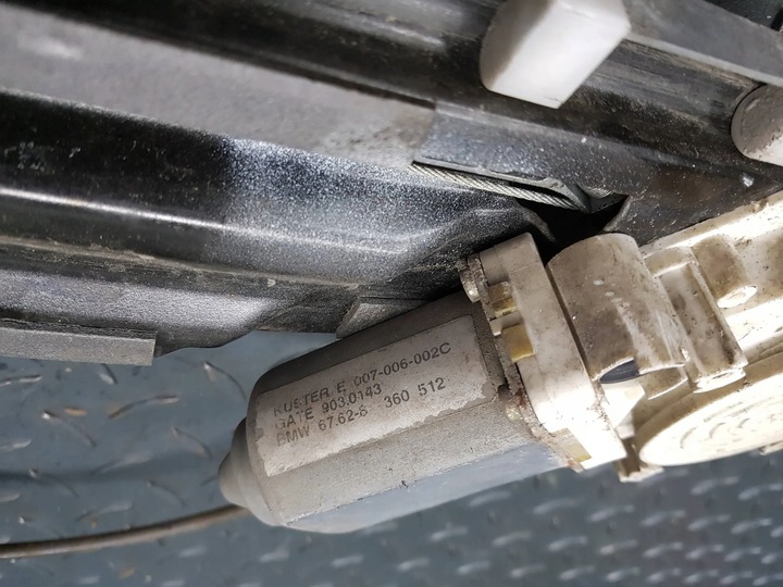 фото №5, Механізм підйомник вікна лівий зад 8 360 512 bmw 5 e39 універсал sedan рестайлінг