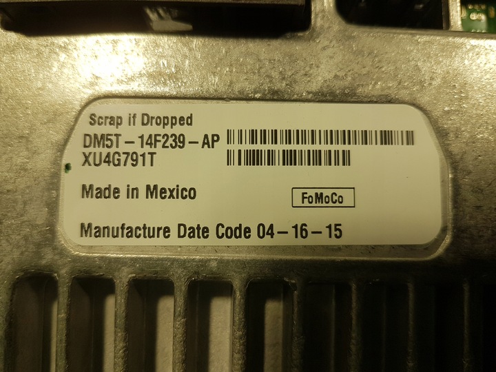 фото №6, Ford focus mk3 рестайлинг модуль дисплея навигации dm5t-14f239-ap