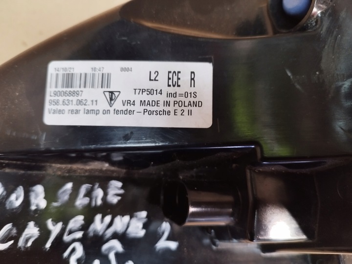 фото №10, Лампа задняя правая porsche cayenne 92a 2014-2017