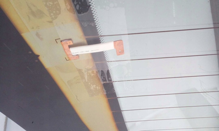 фото №2, Стекло задняя зад citroen c4 picasso 2007-2013 с подогревом зелёная новая