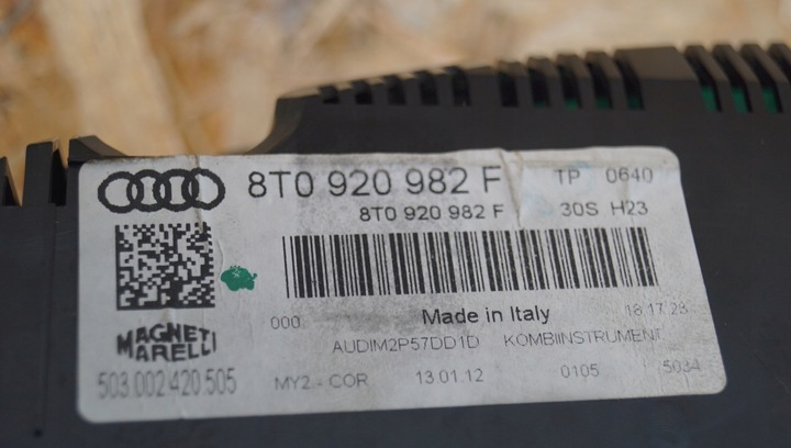 фото №12, Спідометр  прилади audi a5 8t рестайлінг 8t0920982f