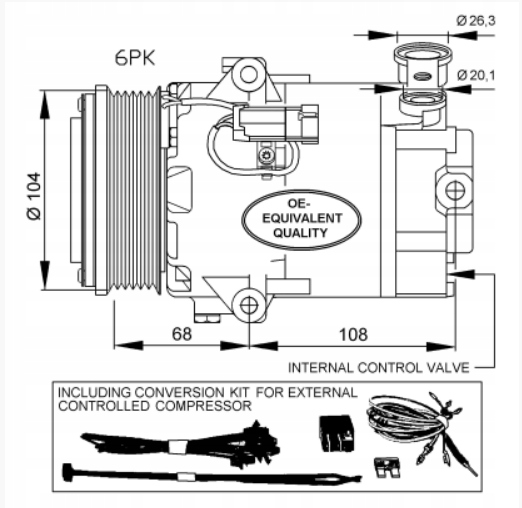 фото №10, Nrf 32428 компресор, кондиціонер
