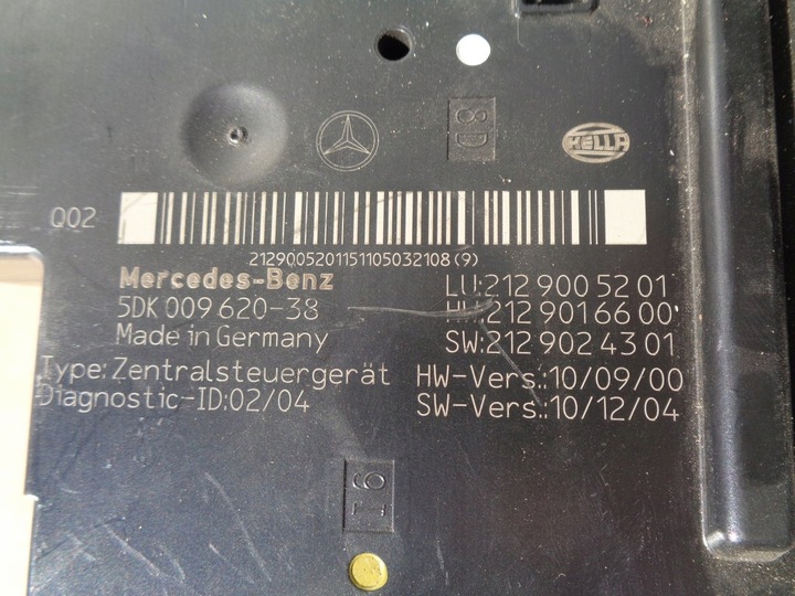 фото №5, Mercedes e w212 модуль блок управления sam