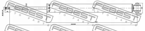 фото №3, 164469998r febest амортизатор задній mercedes benz