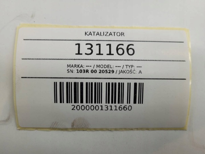 фото №16, Каталізатор volvo s40 v40 1.6 1.8 2.0 бензин