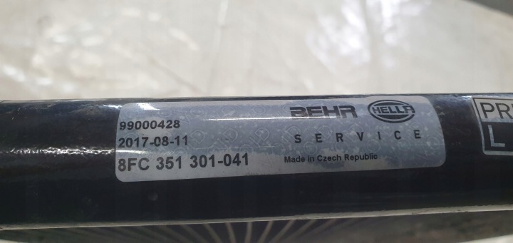 фото №6, Радіатор кондиціонера vw seat skoda 8fc351301