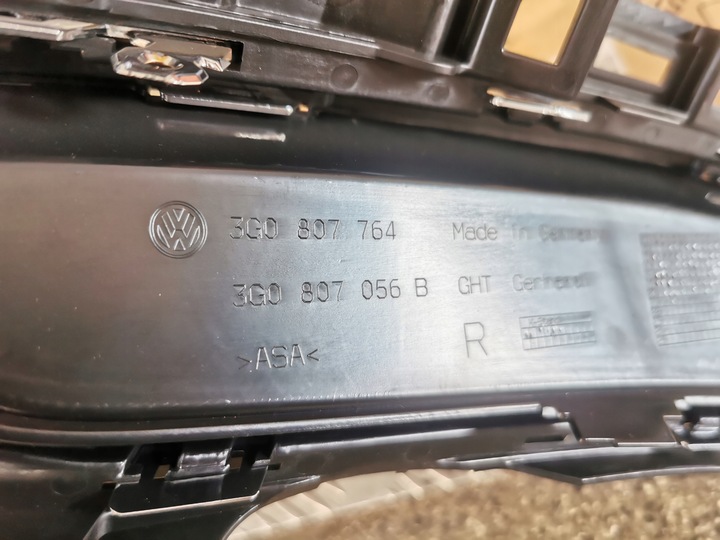 фото №4, Заглушка решётка выхлоп правый зад vw passat b8 3g0807764