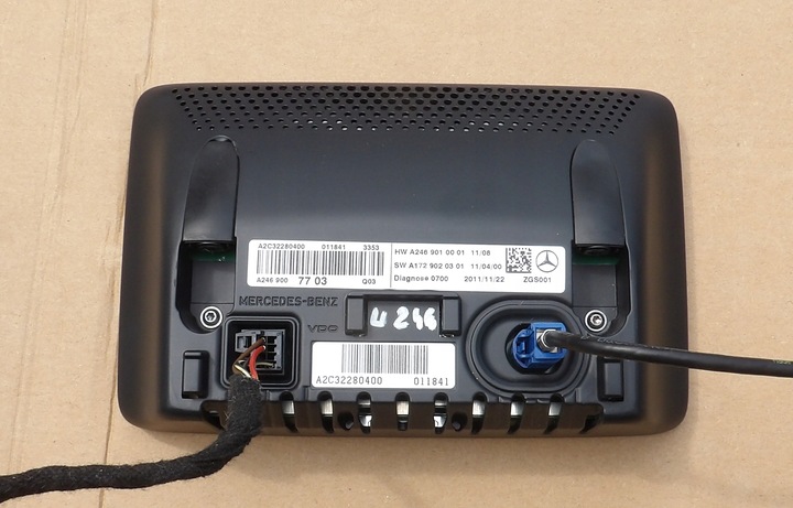 фото №10, Mercedes w246 b180 cdi радіо дисплей джойстик a2469003405