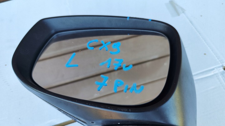фото №7, Дзеркало ліві 7 pin асистент mazda cx-9 ii tc 2016-