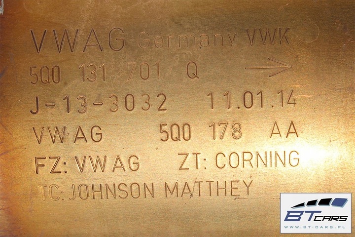 фото №8, Skoda seat audi vw катализатор 5q0131701q 5q0131178aa 5q0 131 701 q двигатели