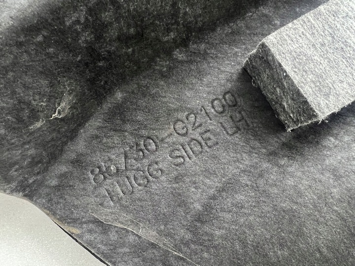 фото №10, Hyundai ioniq 2018 ліва сторона боковина / оббивка / багажника