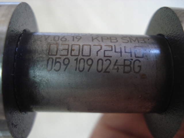 фото №9, Vw audi 3.0 tdi crt 1x вал распределительный вал 059109023bk 059109024bd 059109024bk