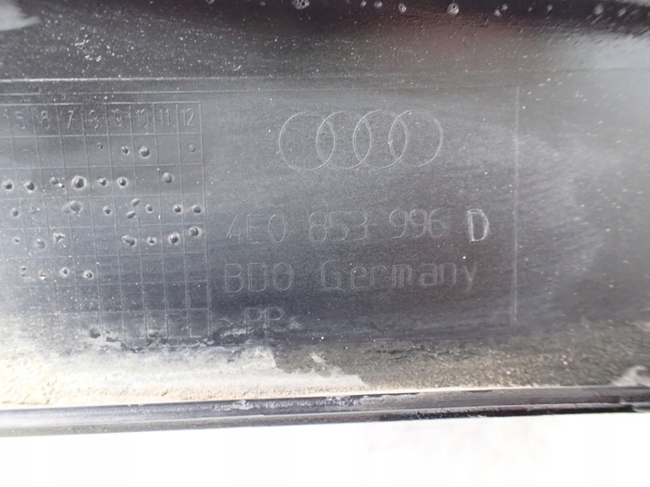 фото №8, Планка пороговая правые зад audi a8 s8 d3 5.2 короткая 4e0853996d