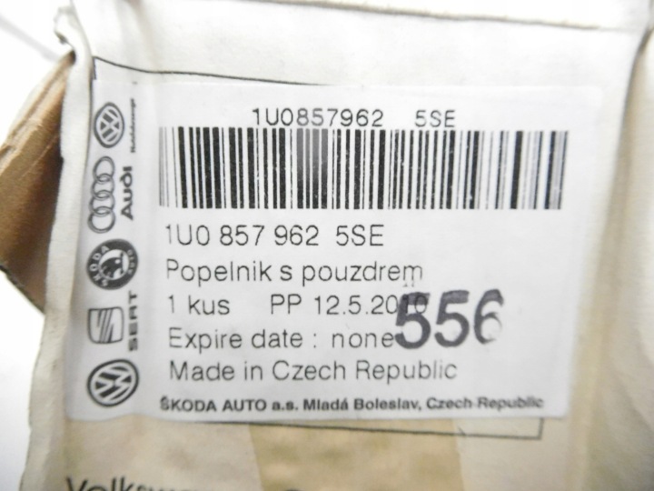 фото №7, Пепельница консоли skoda octavia 1u08579625se
