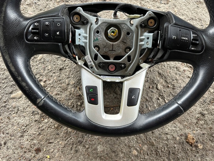 фото №5, Kia sportage iii кермо багатофункціональна шкіра