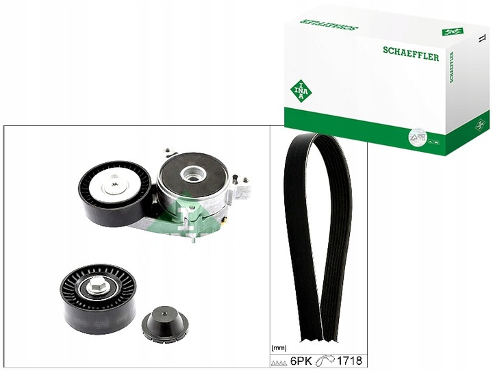 фото №1, Schaeffler ina 529 0515 10 набір ремінь клиновий багаторівнева