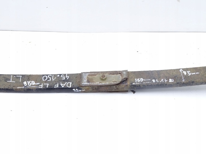 фото №2, Daf lf 45 55 01-13 ресора зад 1 листова ресора 7,5cm довжина 172cm 17,5